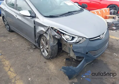 2014 Hyundai Elantra Limited из США, поврежденный, VIN KMHDH4AE4EU039486